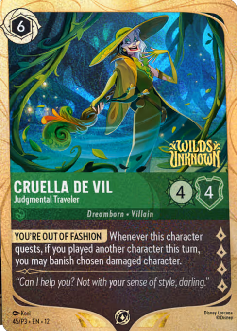 Cruella De Vil — Judgmental Traveler