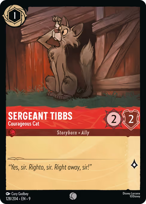 Sergeant Tibbs — Courageous Cat
