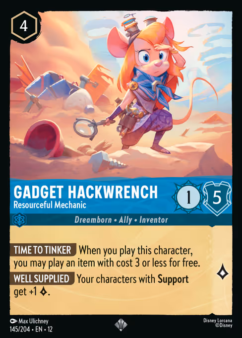 Gadget Hackwrench — Resourceful Mechanic