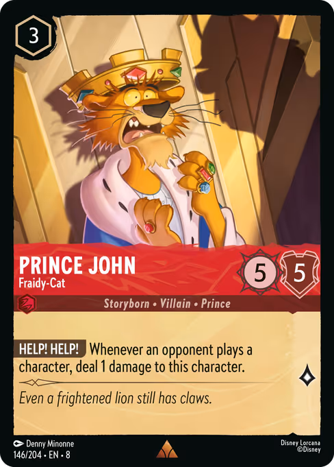 Prince John — Fraidy-Cat