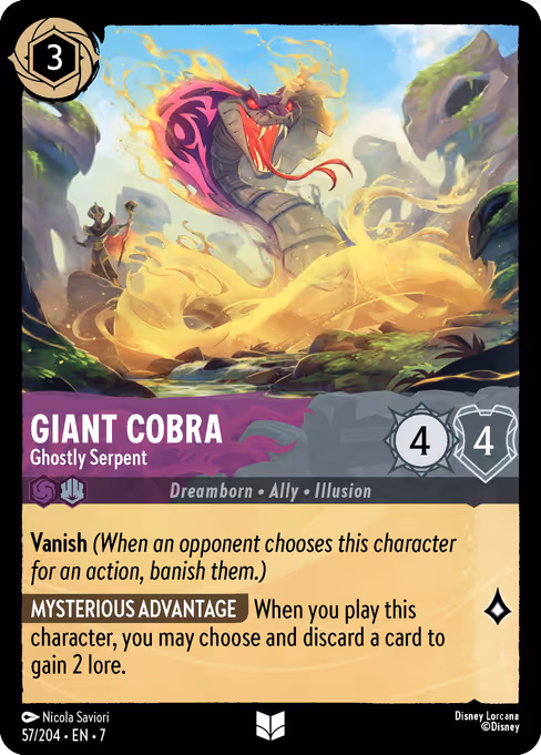Giant Cobra — Ghostly Serpent