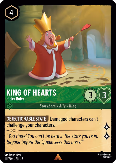 King of Hearts — Picky Ruler