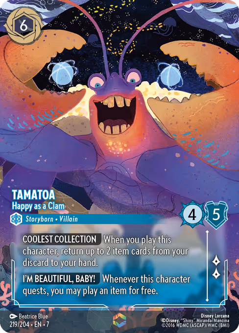 Tamatoa — Happy as a Clam