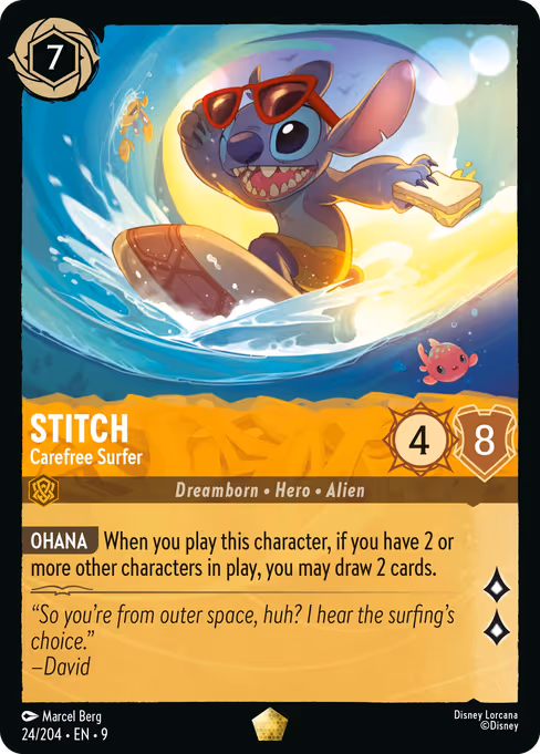 Stitch — Carefree Surfer